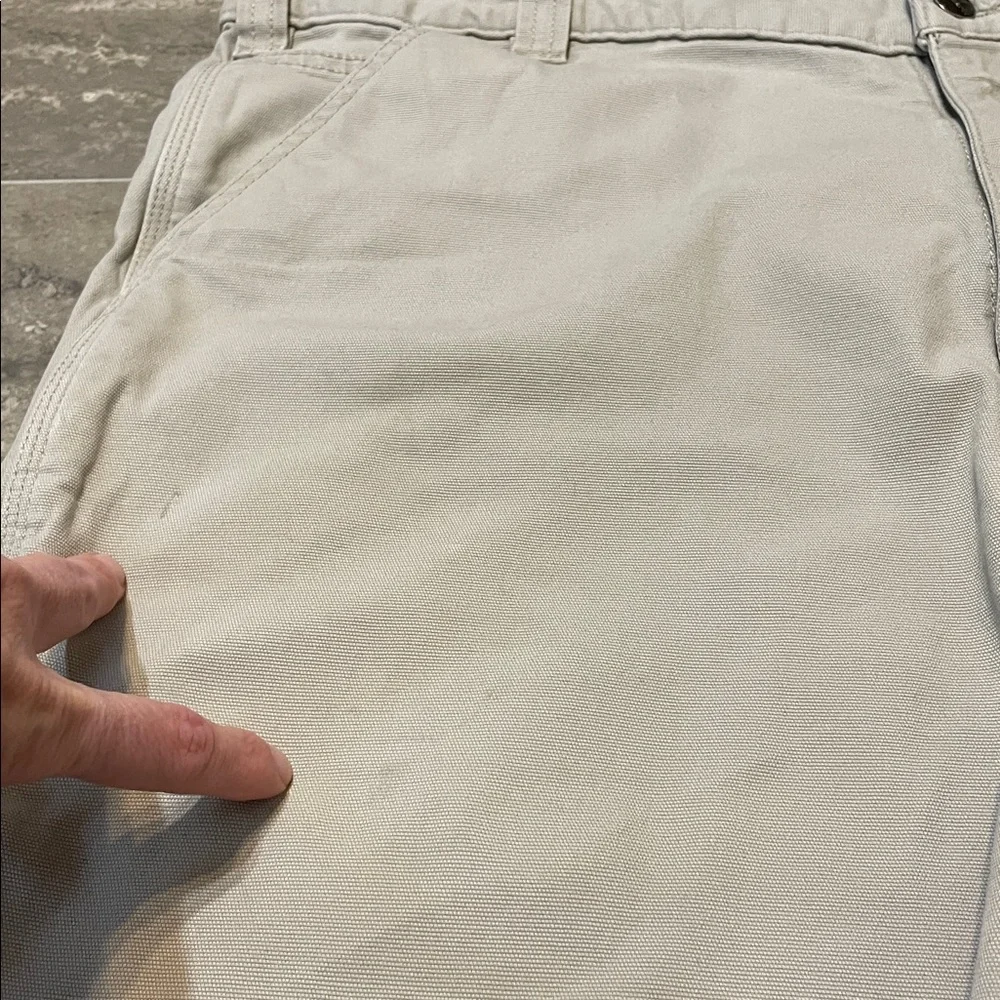 2 Pairs Carhartt Men's Rugged Flex Relaxed Fit Canvas Work Shorts Size 40